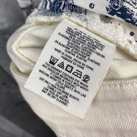 Anthropologie White Pilcro Stet Mid-rise Cutout Flare Leg Jeans Size 29 Petite - Picture 9 of 15